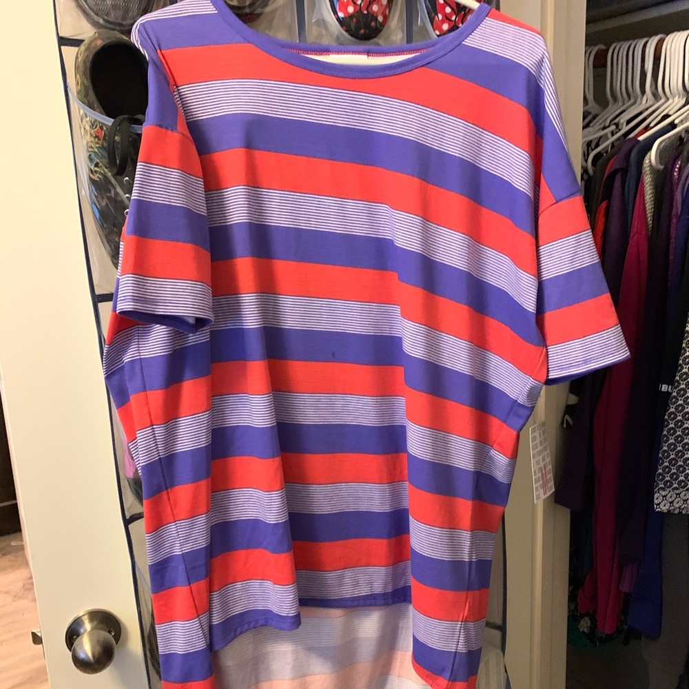 Medium striped lularoe Irma